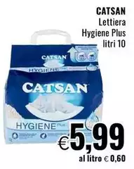 Catsan - Lettiera Hygiene Plus