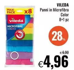 Vileda - Panni In Microfibra Color