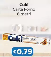 Cuki - Carta Forno