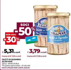 Asdomar - Filetti Di Sgombro Asdomar - Filetti Di Sgombro