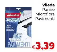 Vileda - Panno Microfibra Pavimenti