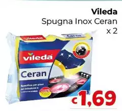 Vileda - Spugna Inox Ceran