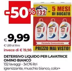 Omino Bianco - Detersivo Liquido Per Lavatrice Omino Bianco - Detersivo Liquido Per Lavatrice