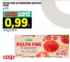 Coop - Polpa Fine Di Pomodoro