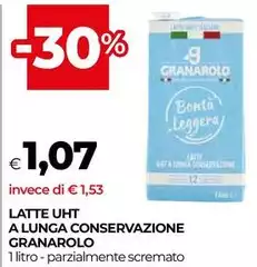Granarolo - Latte UHT A Lunga Conservazione