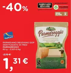 Parmareggio - Parmigiano Reggiano DOP Grattugiato 30 Mesi