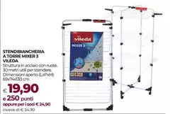 Vileda - Stendibiancheria A Torre Mixer 3