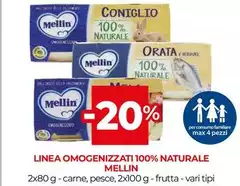 Mellin - Linea Omogeneizzati 100% Naturale