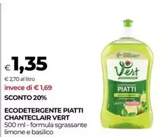 Chanteclair - Ecodetergente Piatti