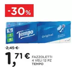 Tempo - Fazzoletti 4 Veli 12 Pz
