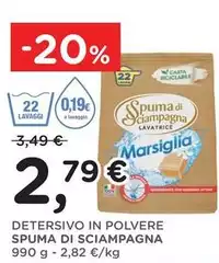 Spuma di Sciampagna - Detersivo In Polvere Spuma di Sciampagna - Detersivo In Polvere