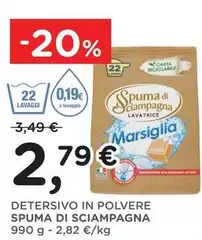 Spuma di Sciampagna - Detersivo In Polvere Spuma di Sciampagna - Detersivo In Polvere