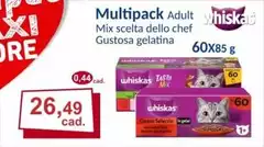 Whiskas - Multipack Adult Mix Scelta Dello Chef Gustosa Gelatina