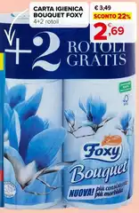 Foxy - Carta Igienica Bouquet Foxy - Carta Igienica Bouquet