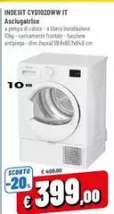 Indesit - CYD102DWW IT Asciugatrice