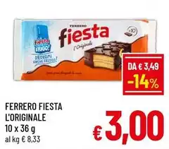 Ferrero - Fiesta L'originale