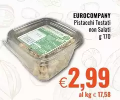 Eurocompany -  Pistacchi Tostati Non Salati