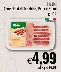 Fileni - Arrosticini Di Tacchino, Pollo E Suino Fileni - Arrosticini Di Tacchino, Pollo E Suino