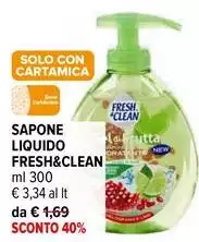 Fresh & Clean - Sapone Liquido