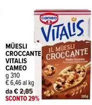 Cameo - Muesli Croccante Vitalis Cameo - Muesli Croccante Vitalis