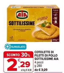 Aia - Cotolette Di Filetti Di Pollo Sottilissime