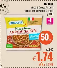 Orogel -  Virtù Di Zuppa Antichi Sapori Con Legumi E Cereali