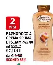 Spuma di Sciampagna - Bagnodoccia Crema Spuma Spuma di Sciampagna - Bagnodoccia Crema Spuma