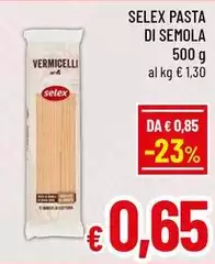 Selex - Pasta Di Semola Selex - Pasta Di Semola