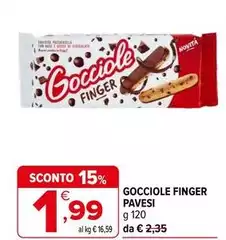 Pavesi - Gocciole Finger