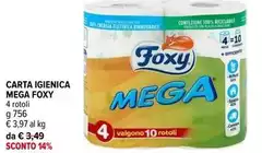 Foxy - Carta Igienica Mega Foxy - Carta Igienica Mega
