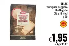 Selex - Parmigiano Reggiano Grattugiato Oltre 18 Mesi