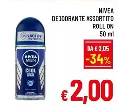 Nivea - Deodorante Assortito Roll On