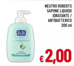Neutro Roberts - Sapone Liquido Idratante/Antibatterico