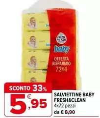 Fresh & Clean - Salviettine Baby