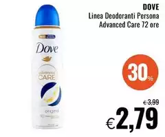 Dove - Linea Deodoranti Persona Advanced Care