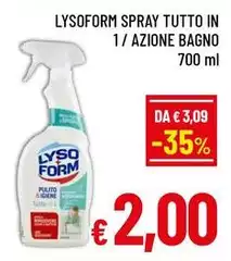 Lysoform - Spray Tutto In 1/Azione Bagno