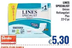 Lines - Specialist Unisex Rettangolari Plus