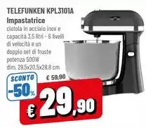 Telefunken - KPL3101A Impastatrice Telefunken - KPL3101A Impastatrice