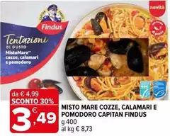 Findus - Misto Mare Cozze, Calamari E Pomodoro Capitan