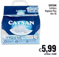 Catsan - Lettiera Hygiene Plus
