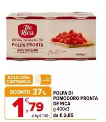 De rica - Polpa Di Pomodoro Pronta