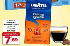 Lavazza - Capsule Compatibili Nespresso Forte Lavazza - Capsule Compatibili Nespresso Forte