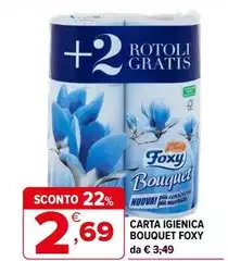 Foxy - Carta Igienica Bouquet Foxy - Carta Igienica Bouquet