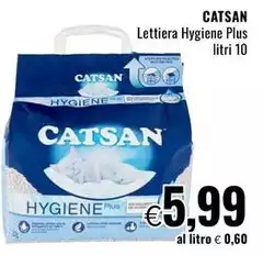 Catsan - Lettiera Hygiene Plus