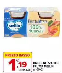 Mellin - Omogeneizzato Di Frutta