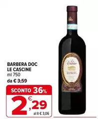 Le cascine - Barbera DOC