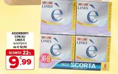 Lines - Assorbenti Con Ali E