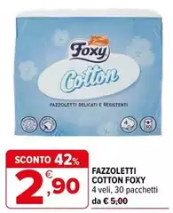Foxy - Fazzoletti Cotton Foxy - Fazzoletti Cotton