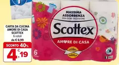 Scottex - Carta Da Cucina Amore Di Casa