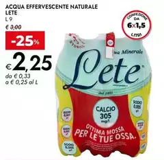 Lete - Acqua Effervescente Naturale